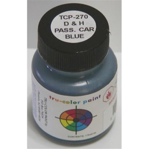 Tru-Color Paint Tru-Color Paint TCP270 Airbrush D & H Passenger Car - Blue 10 TCP270